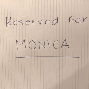Reserved for MONICA